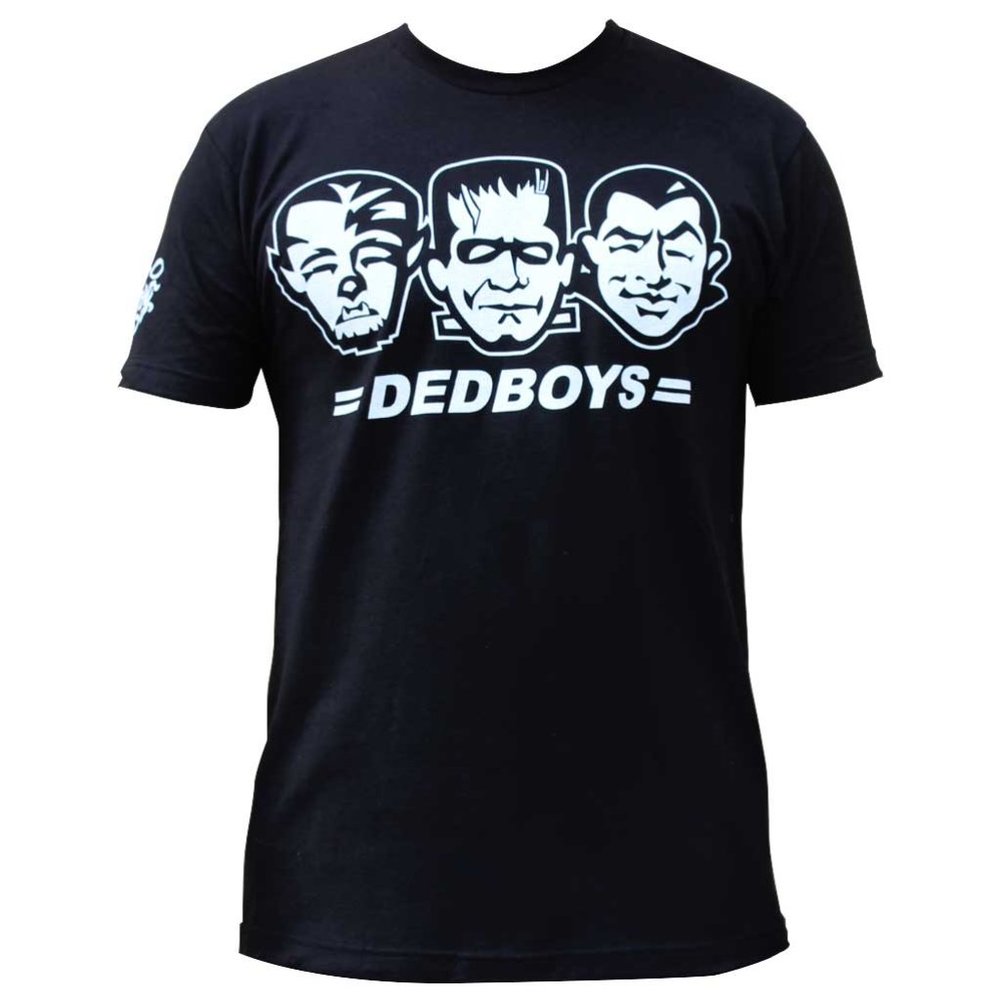 Men's Mike Bell Tattoo Art Dedboys Black Tee S-M-L-XL-2XL NWT